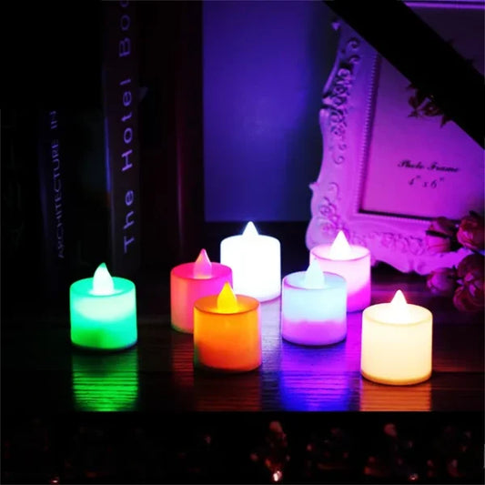 12 Pcs Led Candles Colorful Led Candles Lights