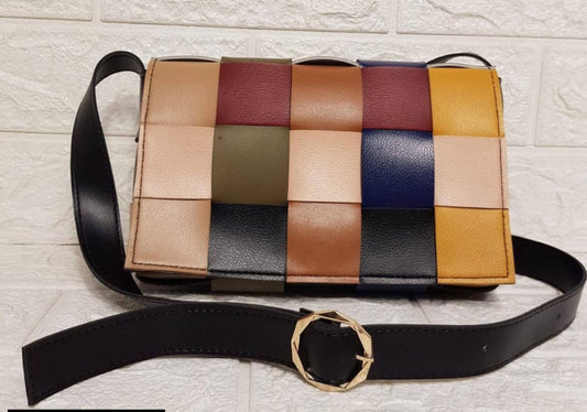 Multi Shade Cross Body Bag