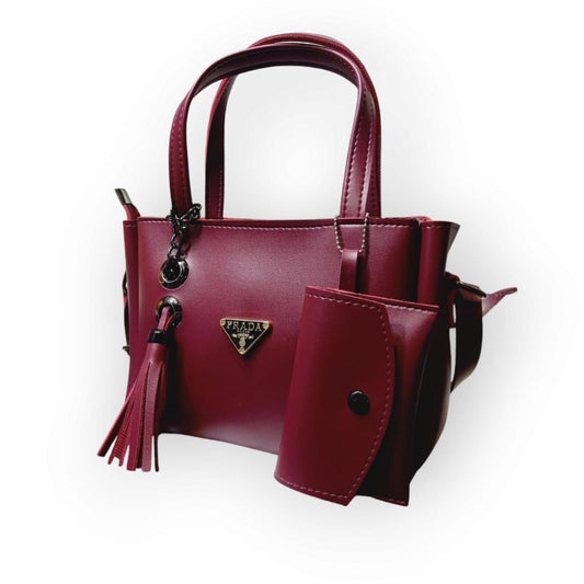 Women's Leather Hand Bag Set