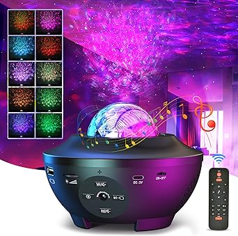 Galaxy Star Projector lght Lamp Led Universe | (double Speaker)