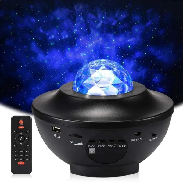 Galaxy Star Projector lght Lamp Led Universe | (double Speaker)