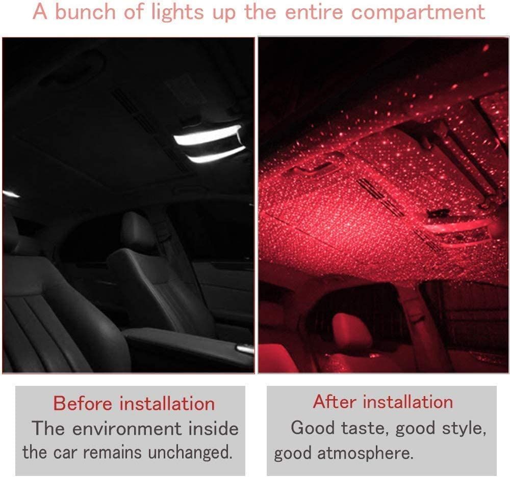 Starry Laser Projector Night Light For Home & Car Roof Decoration